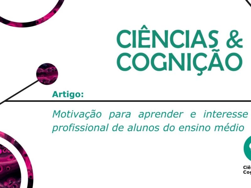 Motivação para aprender e interesse profissional de alunos do ensino&nbsp;médio
